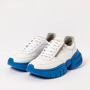 Zapatillas 1633 NAPPA WHITE-BLUE/ ATHENS color White-blue