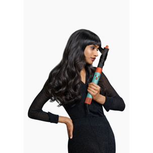 Multi-styler asciugacapelli Dyson Airwrap i.d.™ per capelli lisci e ondulati in Acquamarina/Tangerine | Ricondizionato