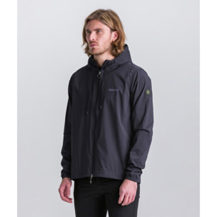 Pluvia - Chaqueta Impermeable Con Capucha - Negrocolor_es - Hombre