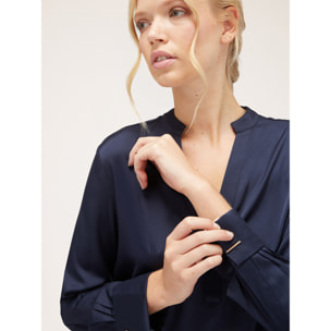 Motivi - Blusa satin - Blu