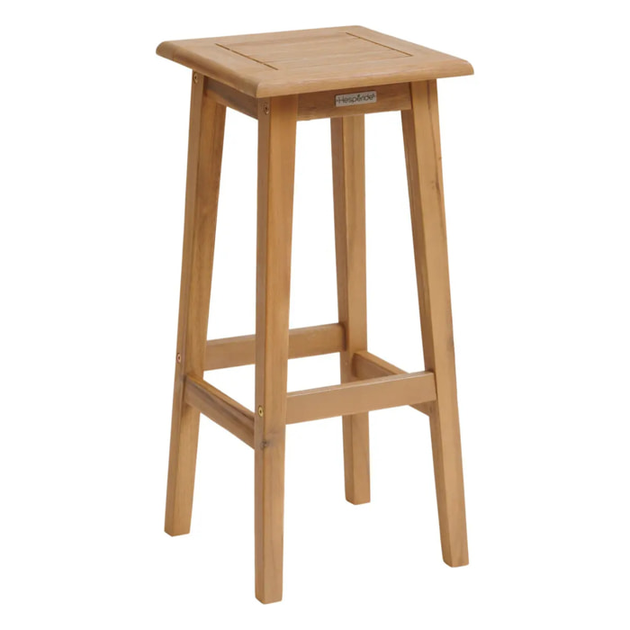 Tabouret haut de jardin Tiwi Acacia