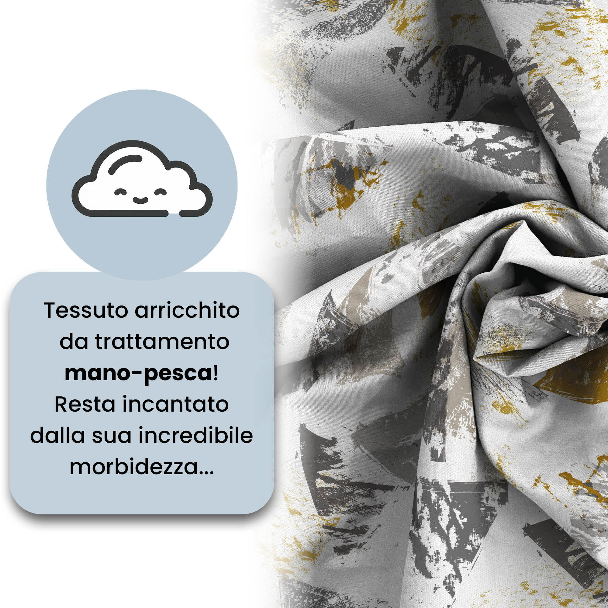 PARURE COPRIPIUMINO FASHION MADE IN ITALY MICROFIBRA- URBAN GIALLO SINGOLO