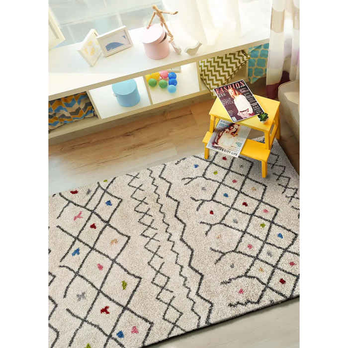 KASBAH Alfombra étnica blanco, varias medidas disponibles.