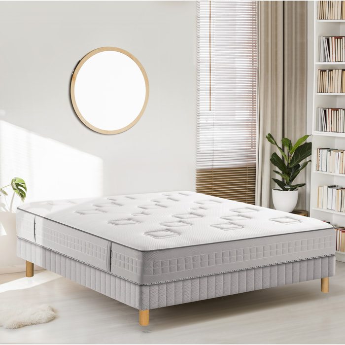 Matelas CHALLENGE , ressort ensachés, très ferme, H24