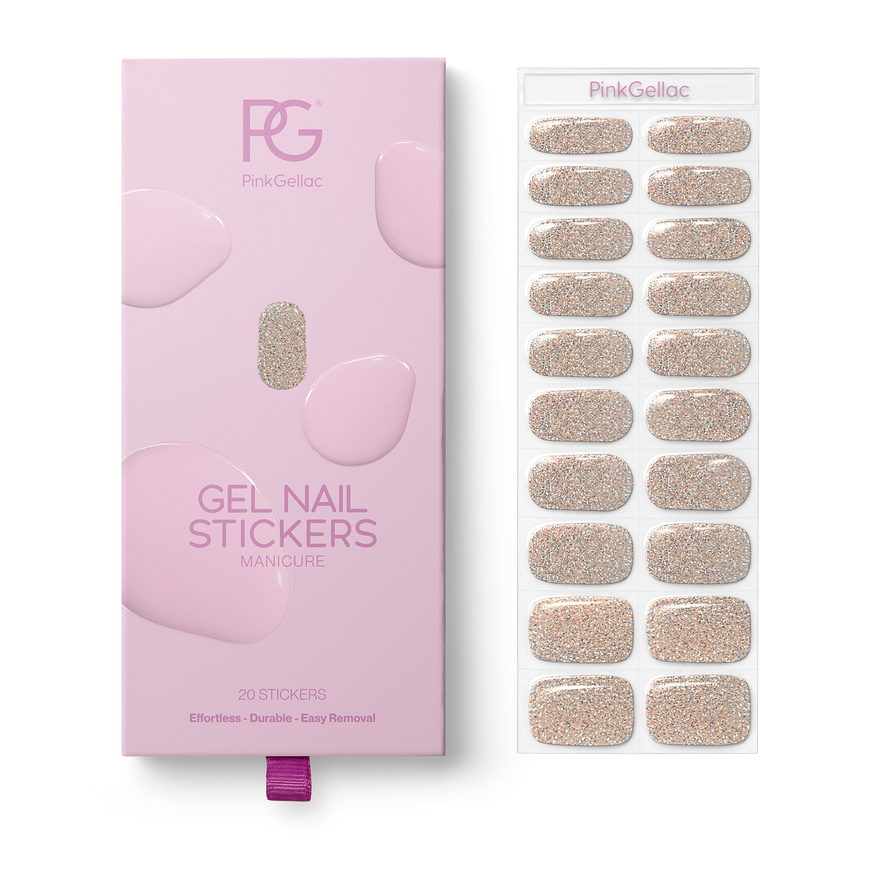 Stickers gel - 0016 Champagne Sparkle
