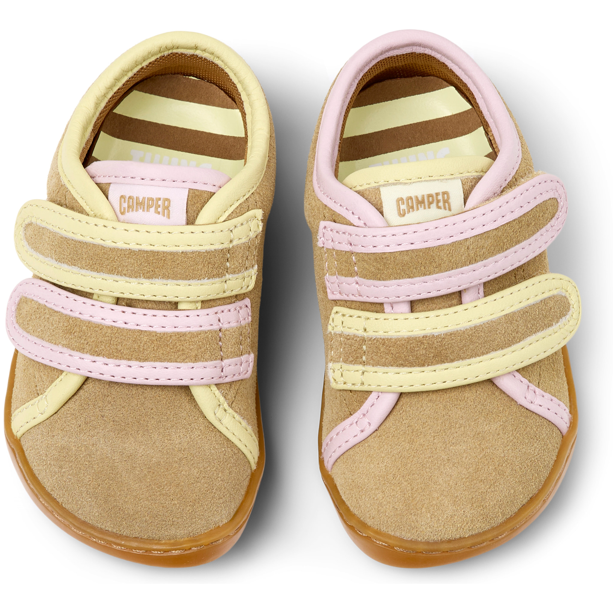 Sneakers - CAMPER Peu Cami Kids Twins - Marrone - Pelle scamosciata