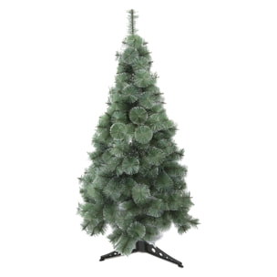 DAM Albero verde foglia naturale con neve 60 cm 28x28x60 cm. Colore verde