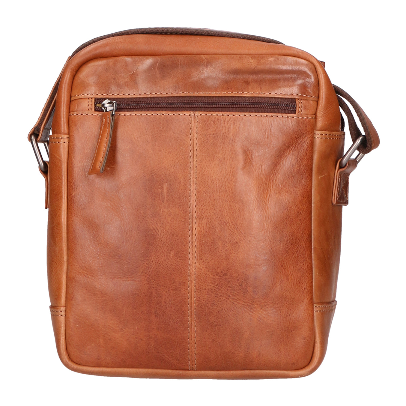 Borsa a tracolla unisex In Vera pelle Made in Italy 22x24x7,5 cm