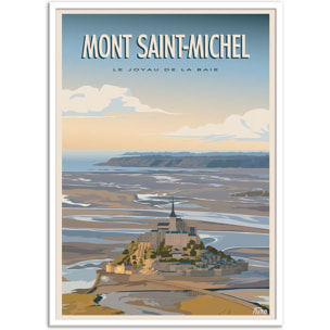 Affiche - Mont Saint-Michel - TuroMemoriesStudio