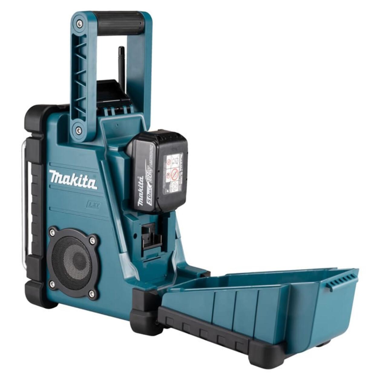 Radio de chantier 14,4V à 18V - MAKITA - Sans batterie, ni chargeur - adaptateur secteur - DMR116