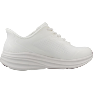 Sneakers De  Mujer Slip-ins Bobs Skillz Too Essential Blanco
