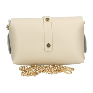 Chicca Borse Borsetta Clutch Beige