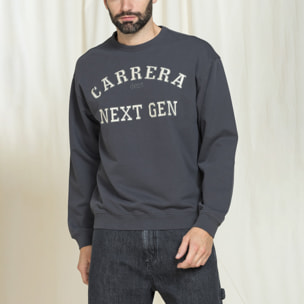 FELPA GIROCOLLO BOXY FIT CARRERA BLUE AGE REPLICA