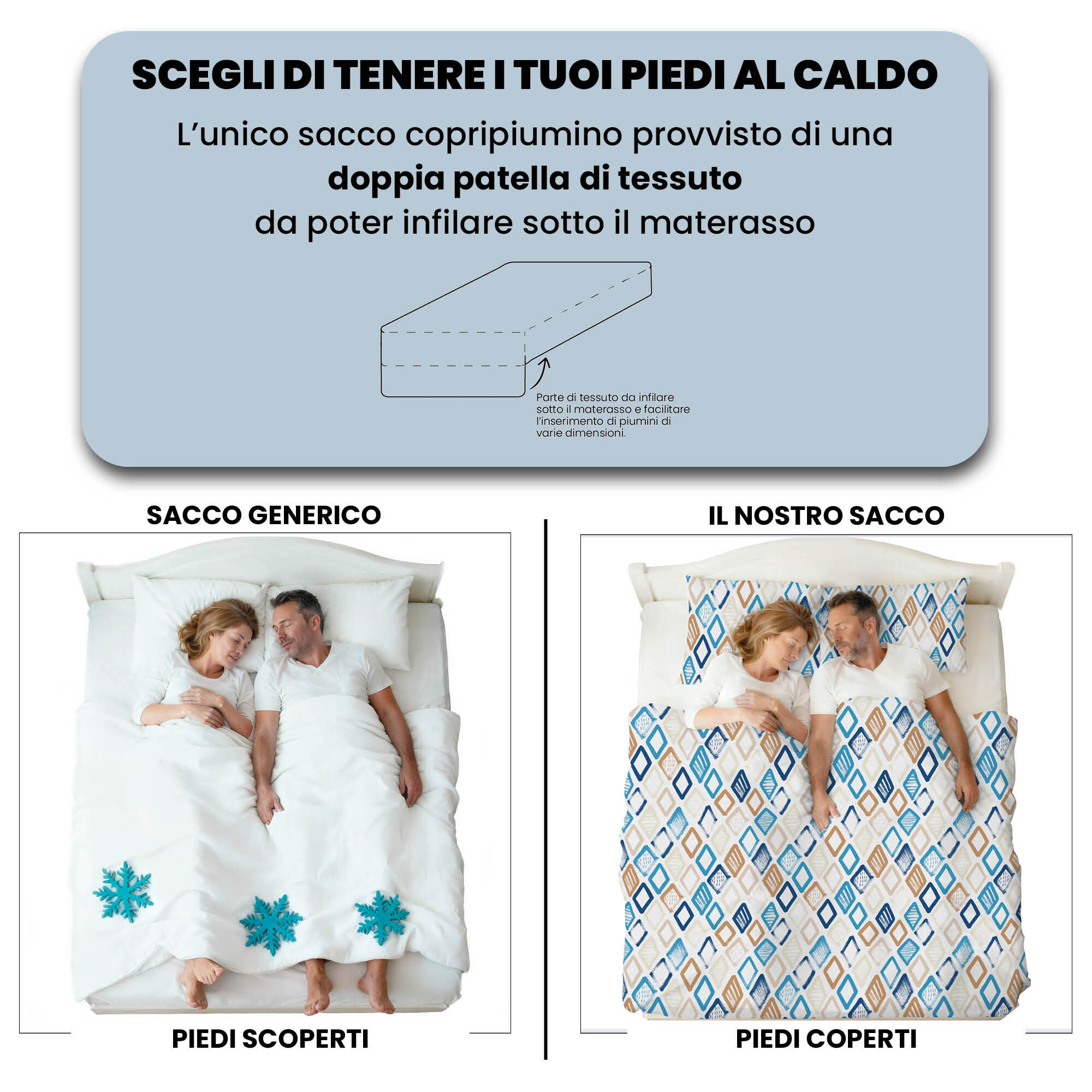 COPRIPIUMINO FASHION, 100% Microfibra, No Stiro - JOLLY