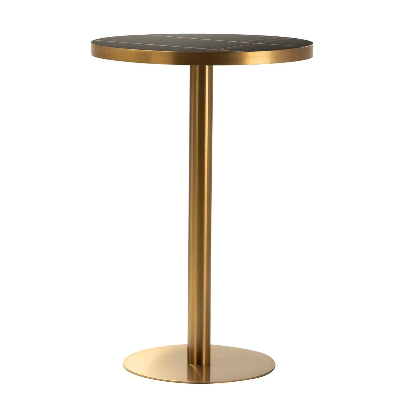 Mesa Alta Inoxidable Piedra Lodi 70x70x105 Cm