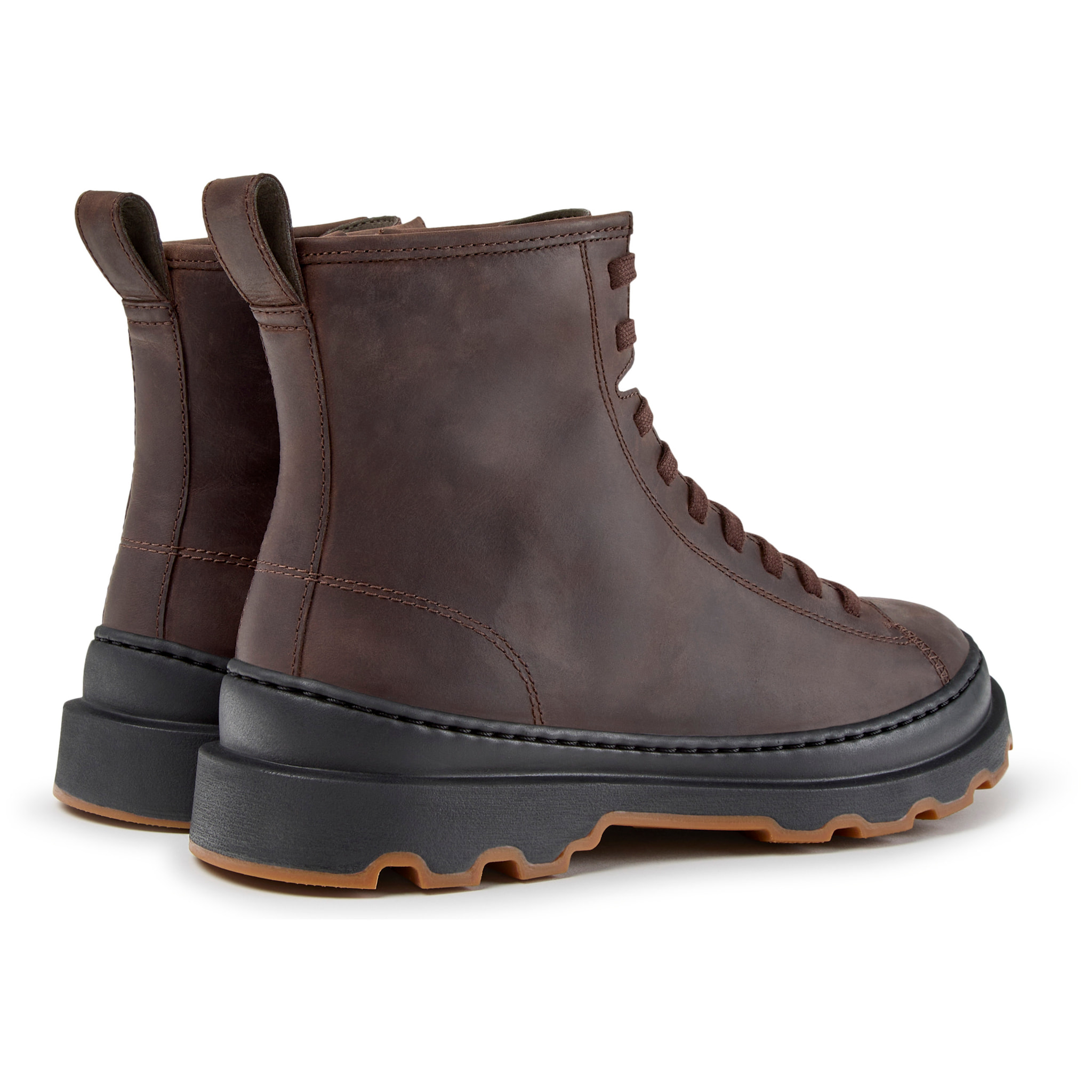 Botines - CAMPER Brutus+ - Marron - Piel nobuk
