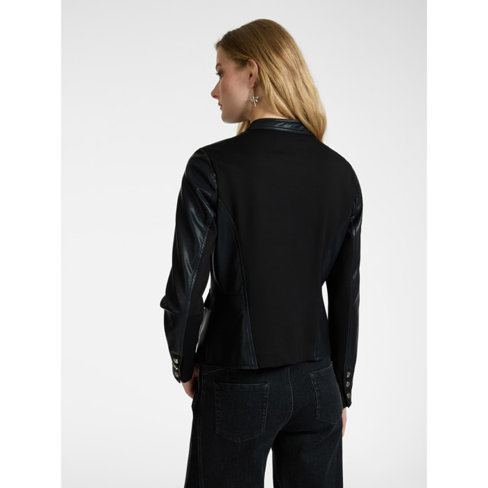 Elena Mirò - Giacca biker con tasche - Nero