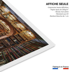 Affiche photo librairie des sciences - Affiche seule