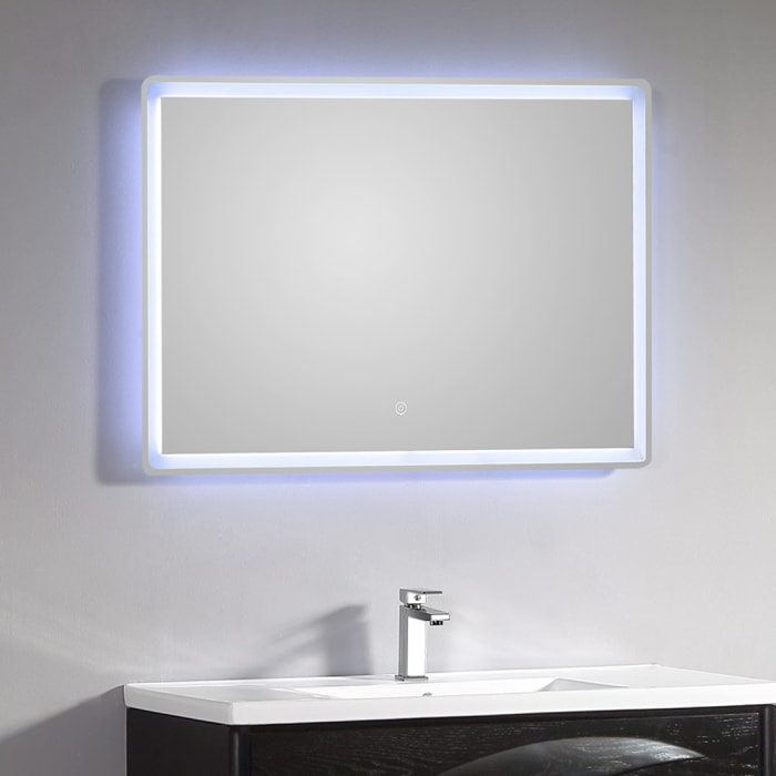 Miroir salle de bain lumineux 75 x 66 cm