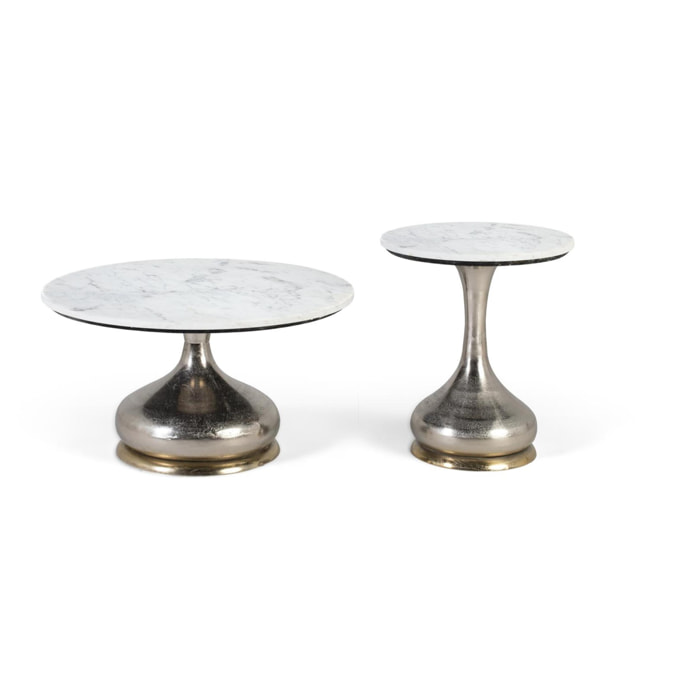 Ensemble de deux tables basses - 53x46cm