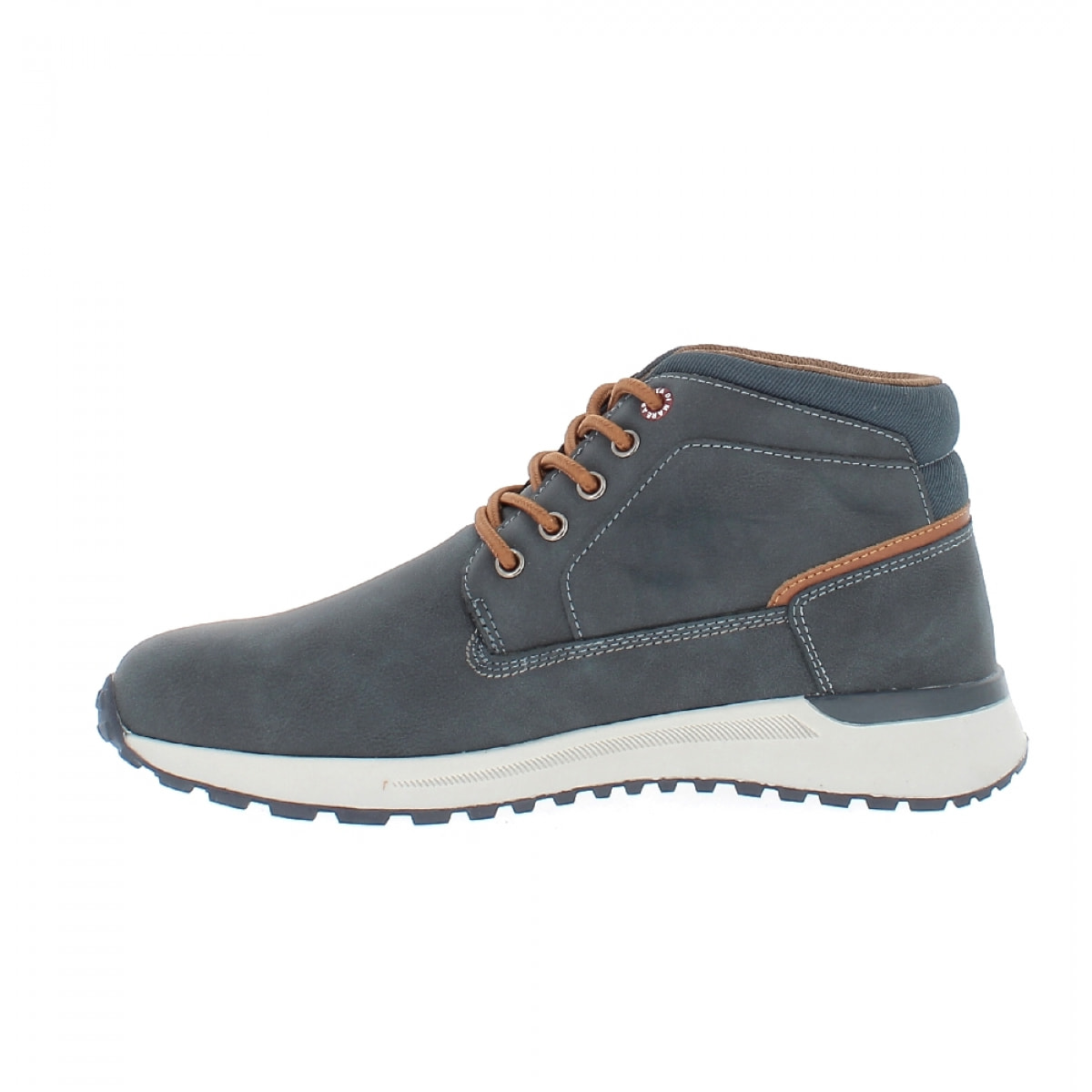 Armata di Mare Scarpe Uomo Stivaletti Hiking Ankle Boots Stringati con Soletta Rimovibile in Memory Foam AMU W22L255 Navy