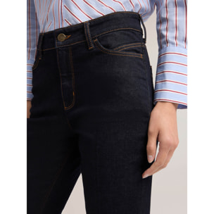 Motivi - Jeans regular straight fit con piega sartoriale - Blu
