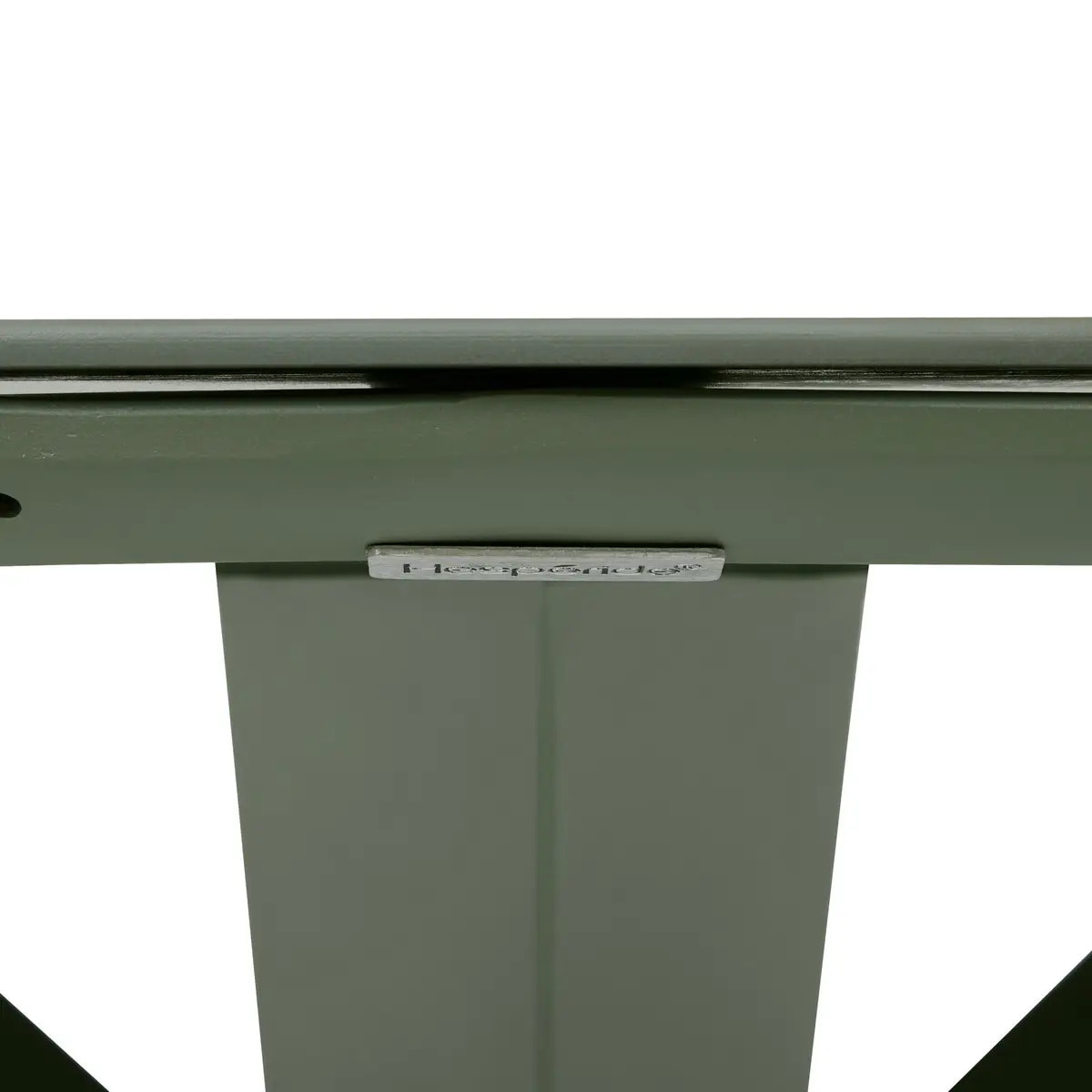 Table de jardin 6 places Oryon D130cm vert laurier