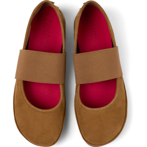 Bailarinas - CAMPER Right Nina - Marron - Cuero Nubuck