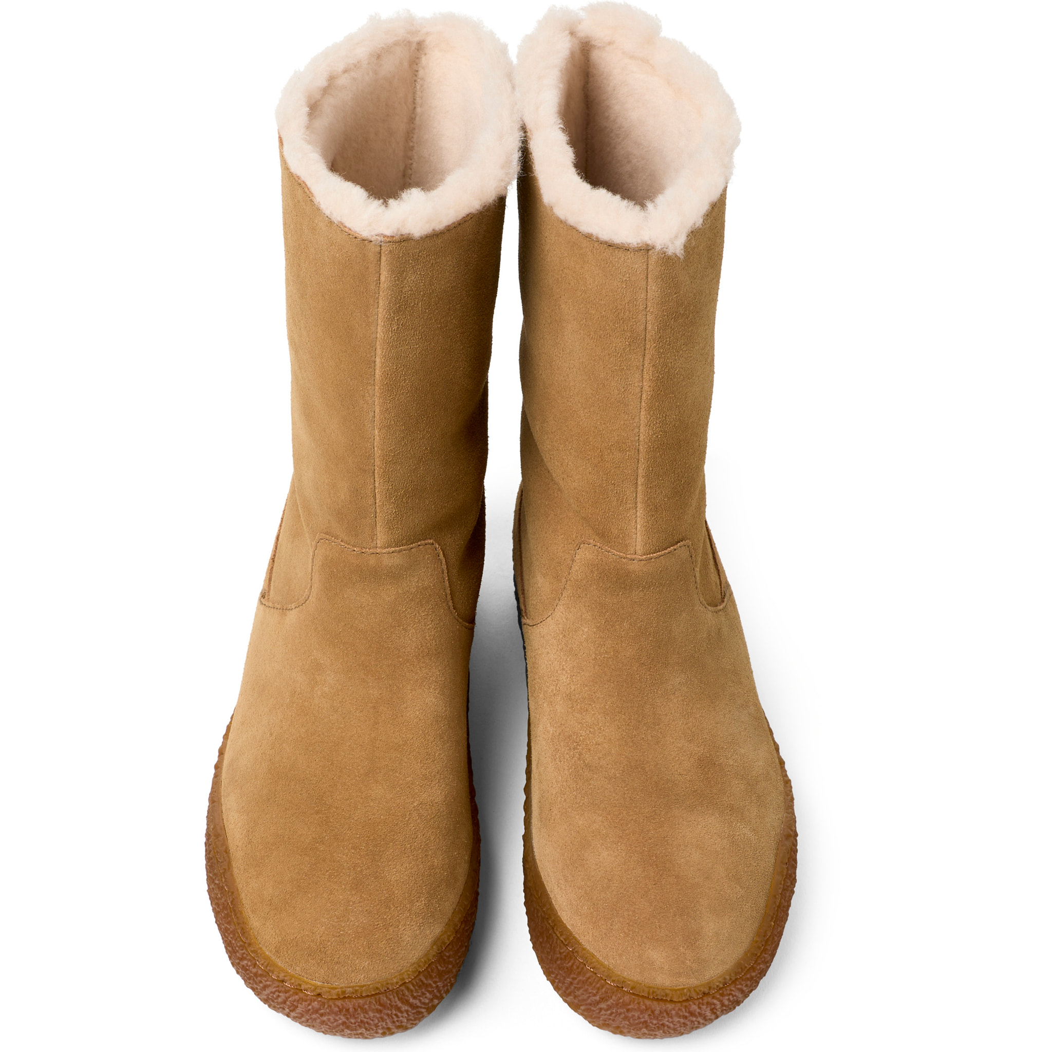 Stivaletti - CAMPER Peu Terreno - Marrone - Pelle scamosciata