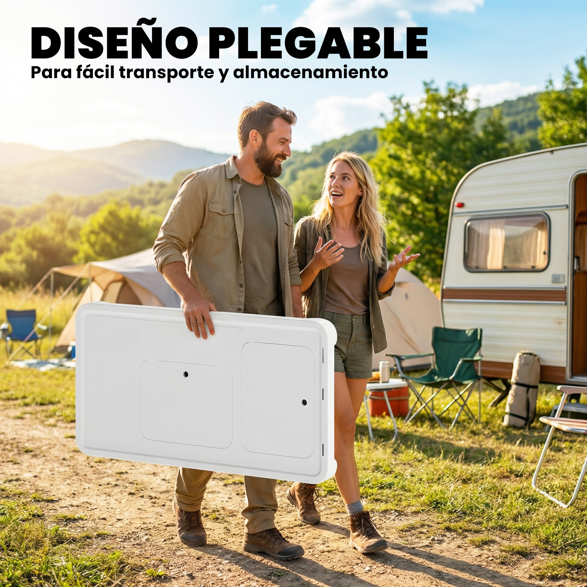 Mesa de Limpieza de Pescado Portátil, Mesa Plegable Camping con 2 Fregaderos, Grifo, Manguera, Estante Lateral, Rejilla, Cajón, Cesta, Regla, Ranuras, Estación de Limpieza para Pesca Barbacoa