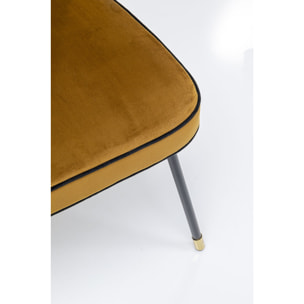 Chaise Irina velours ocre Kare Design