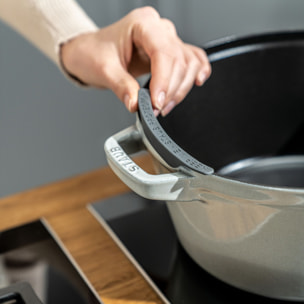 2-pcs, Set empilable, Truffe blanche