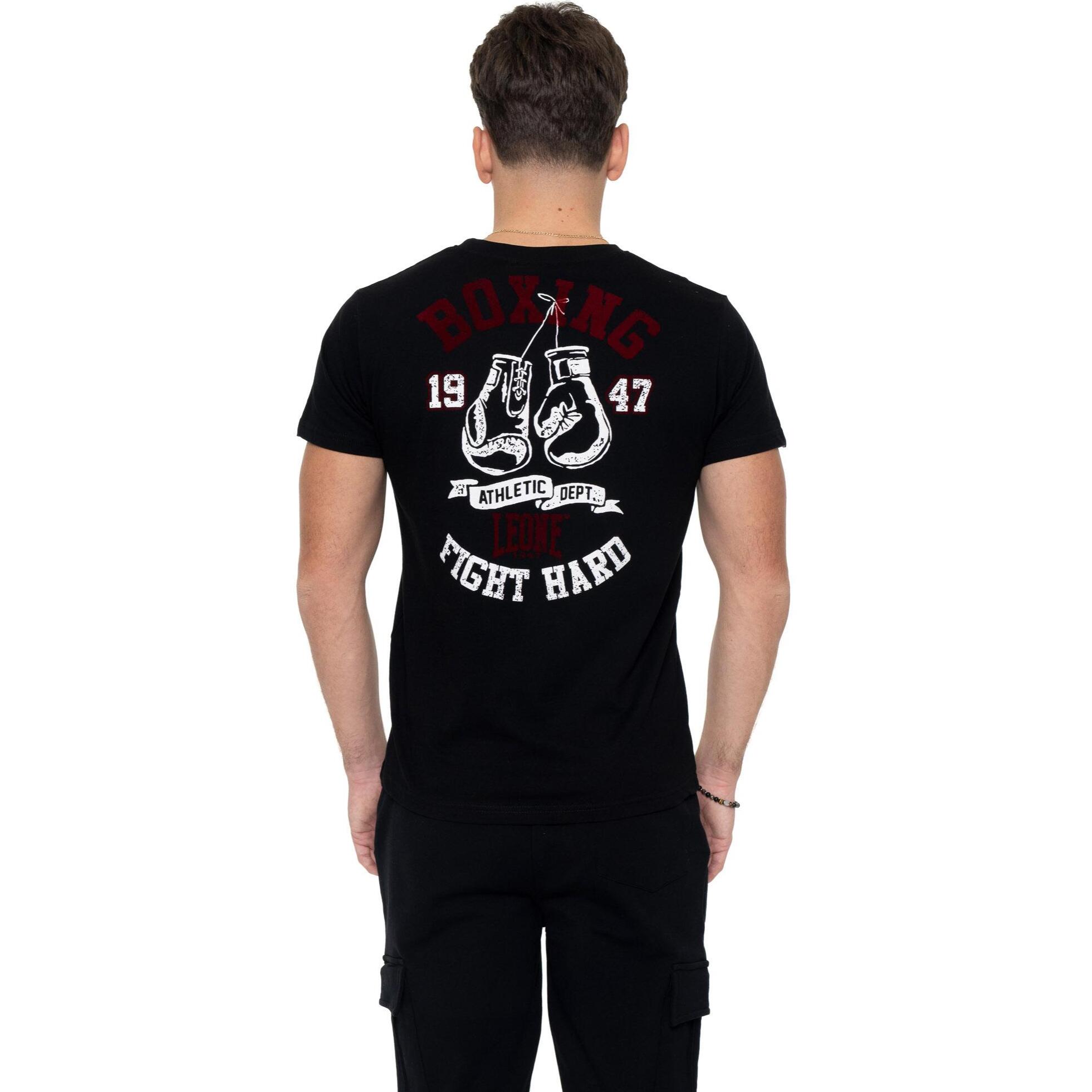 Camiseta de algodón de manga corta para hombre con estampado Leone 1947 Graphics