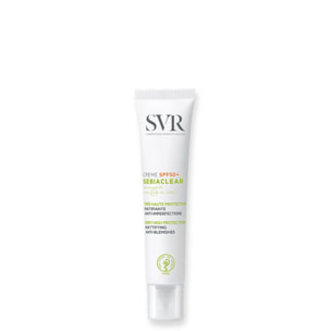 Sebiaclear - Crème Très Haute Protection SPF50+ Matifiante, Anti-Imperfections 40 ml