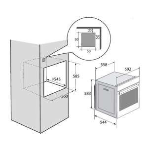 Four encastrable SAUTER SOP2412B