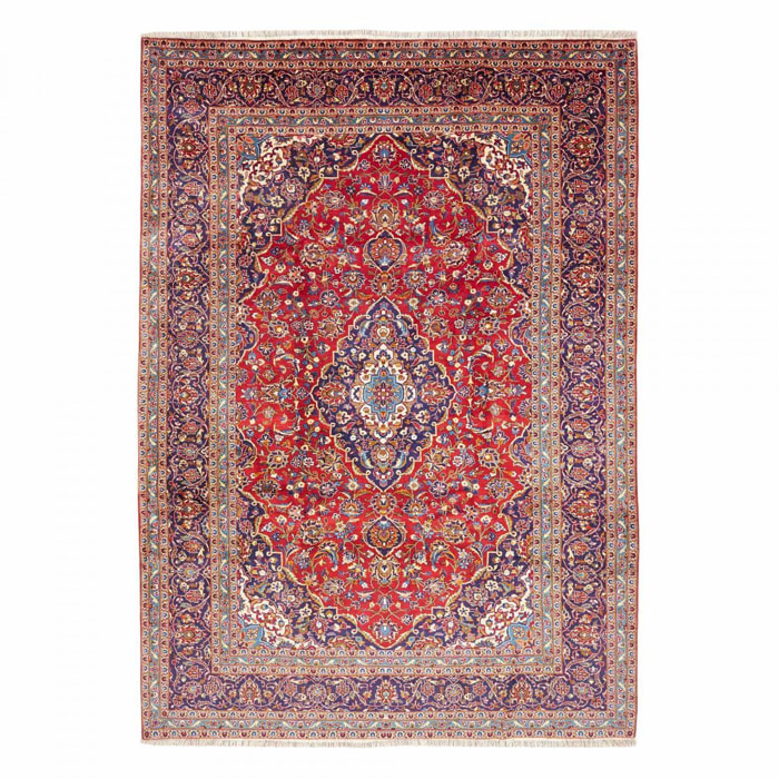 Tapis d'orient, motif oriental, noué main en laine, AROZE