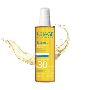 Bariesun SPF30 - Huile Sèche est Soin solaire pour le corps et les cheveux 200 ml