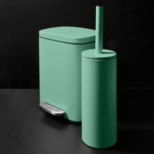 Brosse wc avec support Acier AKIRA Vert mat Spirella