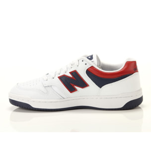 Sneakers New Balance 480 White Navy Red Bianco