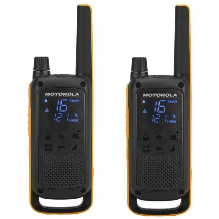 Talkie walkie MOTOROLA T82 Extreme Twin Noir/Jaune