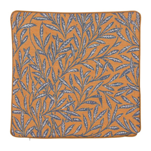 Housse de coussin imprimée 'olivier' - Orange