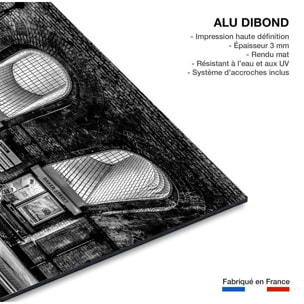 Tableau noir et blanc baker street Tableau alu Dibond