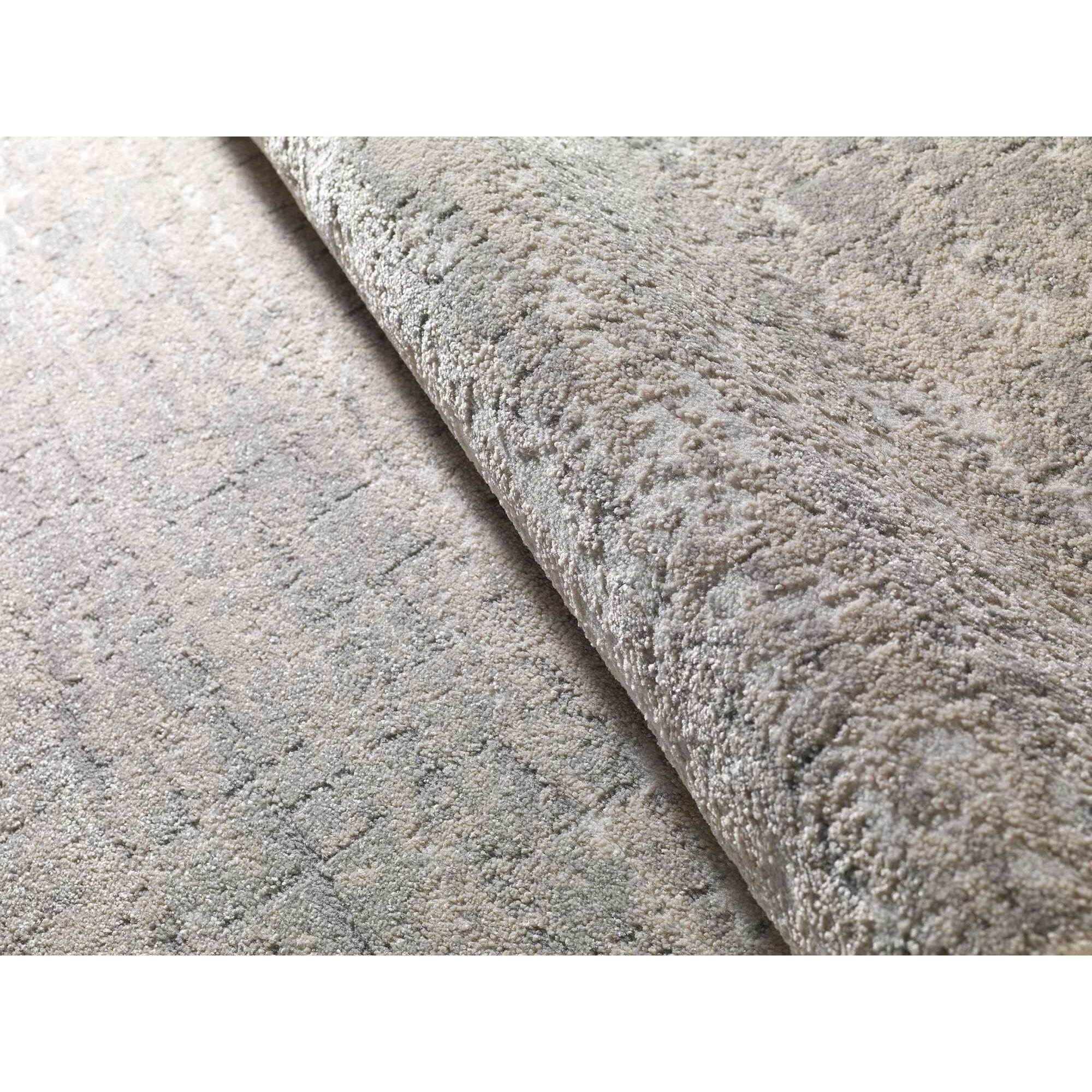 HL-VINTAGE Alfombra con texturas neutras de pelo corto en color crema, varias medidas disponibles
