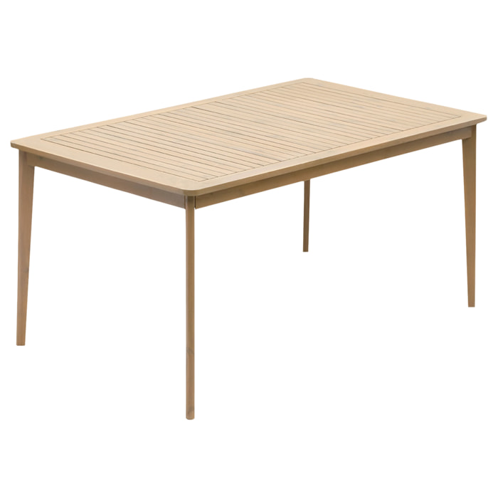 Table rectangulaire 160cm en acacia SIMILAN