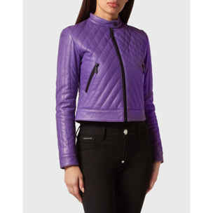 PHILIPP PLEIN Leather Biker