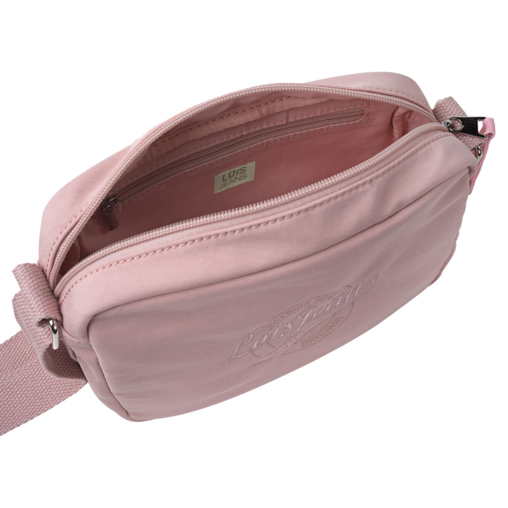 Bolso Bandolera Mujer Sint/Pu Lois Pyramid Rosa