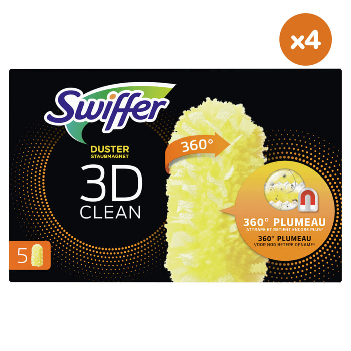 4x5 Lingettes Duster 3D Clean