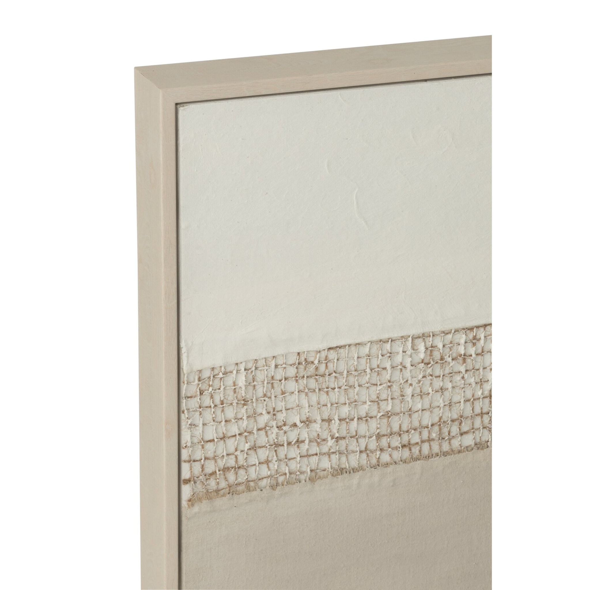 J-Line Toile Tod Canvas/Bois De Pin Mix Assortiment De 3
