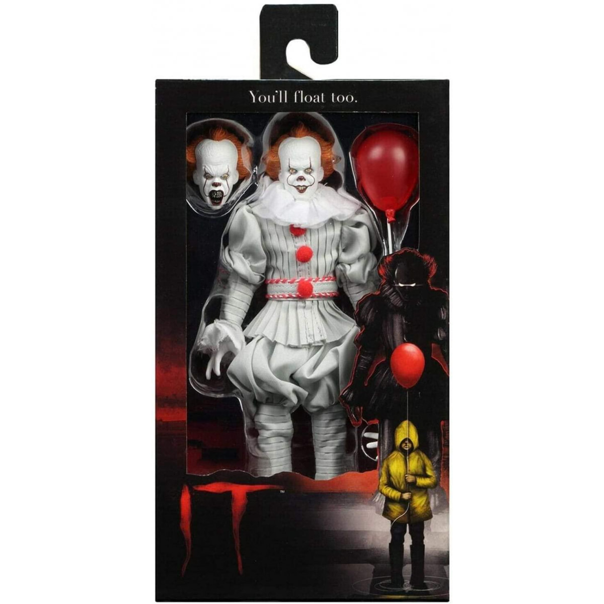 It Film Stephen King del 2017 Retro Statua Pennywise Figura 20 cm Neca