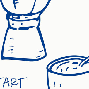 Tableau Coffee Start Your Day Toile imprimée